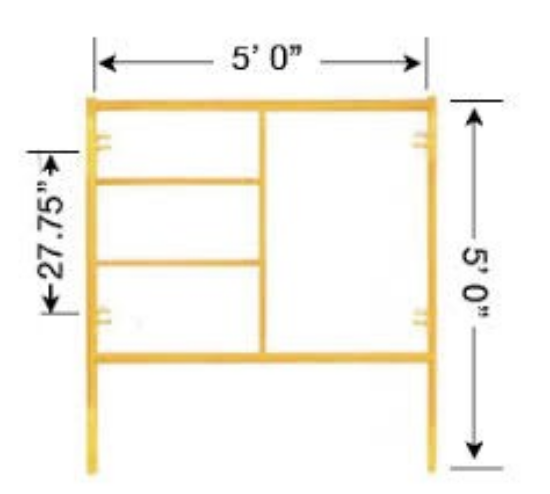 Picture of Scaffold 5' Frame